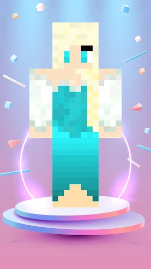 Elsa Skin for Minecraft Screenshot 0