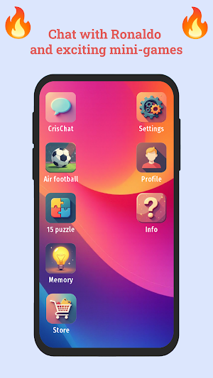 Ronaldo: Chat & Games Screenshot 0