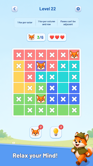 Foxdoku: Logic Puzzle Game Screenshot 2