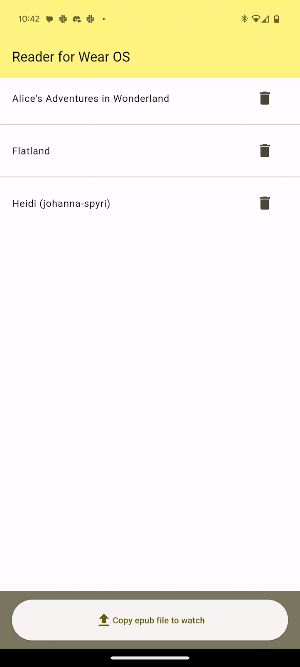 Reader for WearOS (Bible incl) Screenshot 0