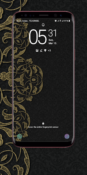 Black Gold Wallpaper Screenshot 3