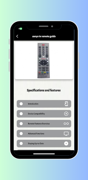 SANYO TV Remote Guide Screenshot 0