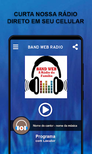 Band web rádio Screenshot 1