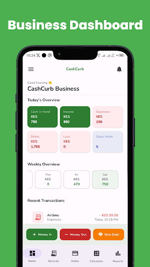CashCurb: Cash Flow & Expenses Screenshot 0