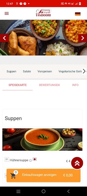 Darsch Tandoori Screenshot 1