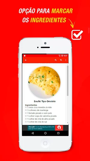 Receitas de Omelete Screenshot 1