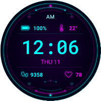 Cyber Space Watch Face