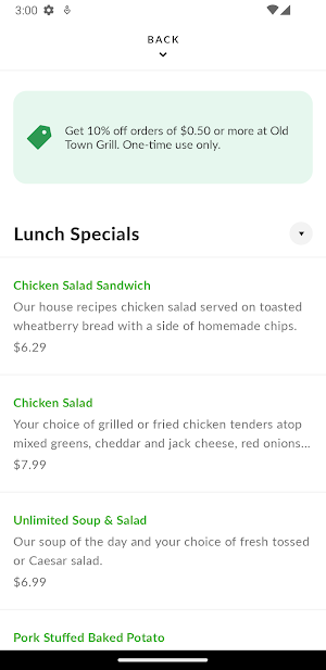Old Town Grill Screenshot 2