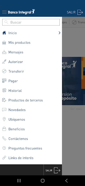 Banca Empresarial Integral Screenshot 3