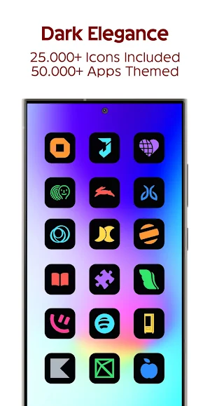 iDark OS Icon Pack Screenshot 1