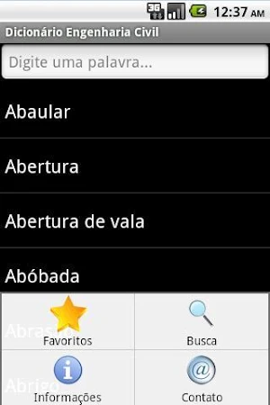 Dicionário Engenharia Civil Screenshot 3