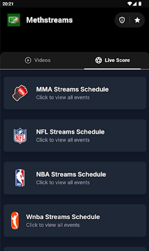 Methstreams Screenshot 1