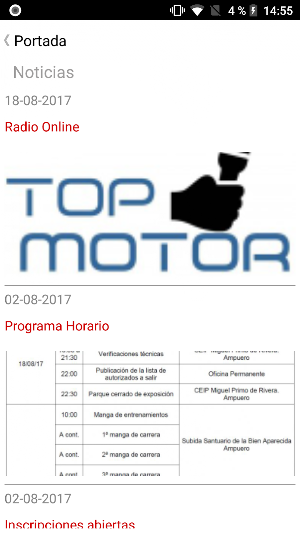 Subida Bien Aparecida Screenshot 2