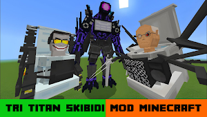 Tri Titan Mod Minecraft Skibid Screenshot 1