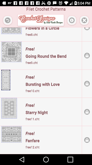Filet Crochet Patterns Screenshot 2