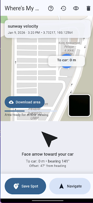 Where's My Ride - Car Finder Screenshot 1
