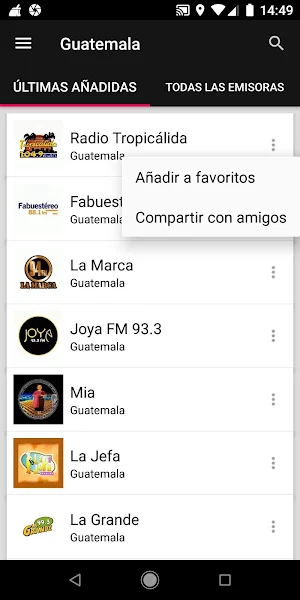 Radios de Guatemala Screenshot 1