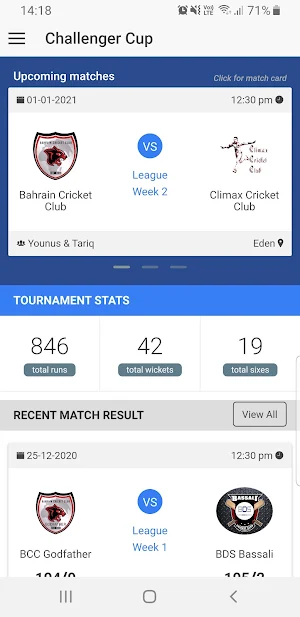 Challenger Cup 2020-21 Screenshot 1