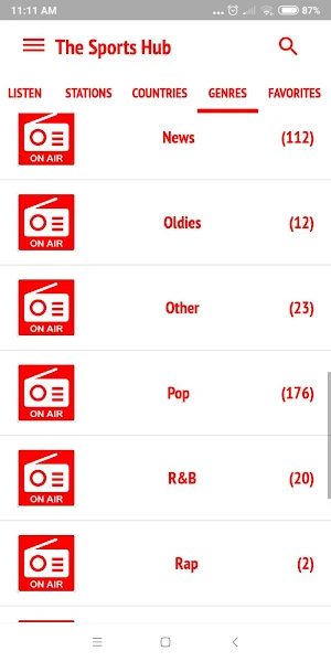 Sports Radio Boston 98.5 FM The Sports Hub Screenshot 3
