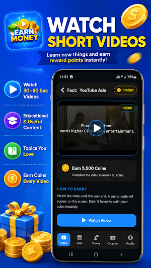 WatchPay - Watch & Earn Reward Screenshot 2