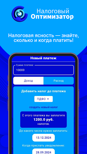 Налоговый Оптимизатор Screenshot 2