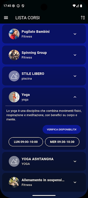 Moving Club App Screenshot 2