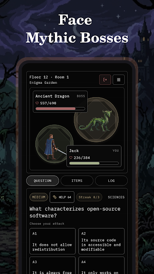 Dungeon Quiz: Level Up Screenshot 2