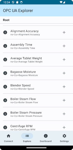 OPC UA Explorer Screenshot 2
