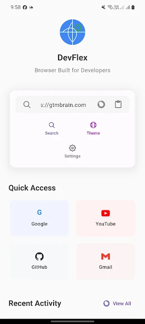 DevFlex - Browser Screenshot 0