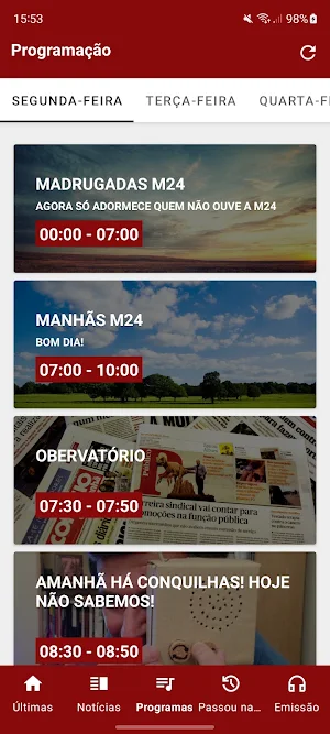 Rádio M24 Screenshot 1