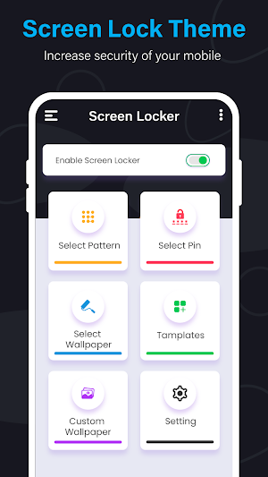 Pattern Lock Screen Wallpaper Screenshot 3