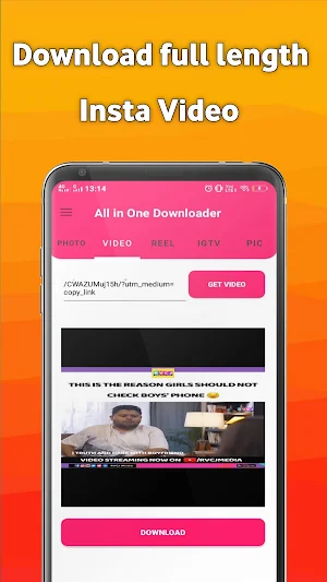 Reels & Story Video Downloader Screenshot 1