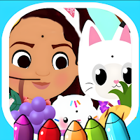 Gaby's Coloring Dollhouse Game
