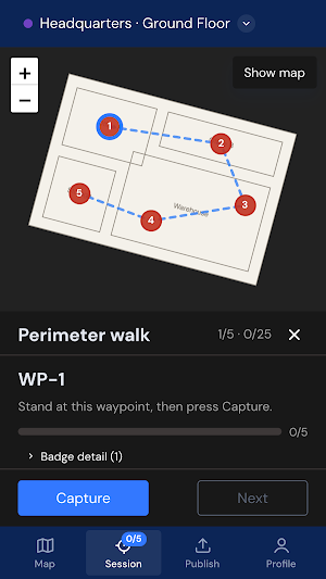 SafePass Mapping Screenshot 1