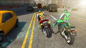 Crazy Bike War Stunt Rider, Motorcycle Racing Game Screenshot 2