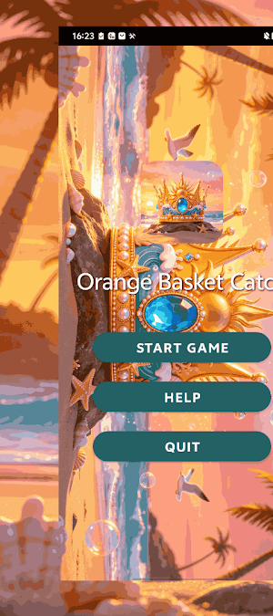 Orange Basket Catch Screenshot 0