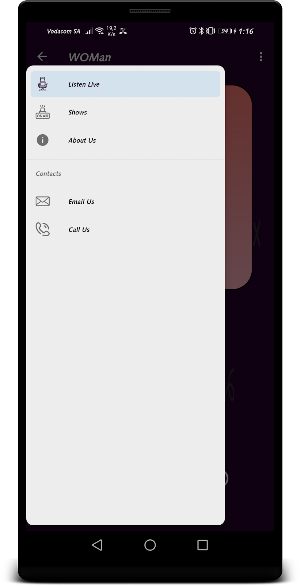 WOMan Radio Screenshot 2