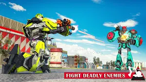 Mechanical Excavator Robot: Flying Transforme Screenshot 1