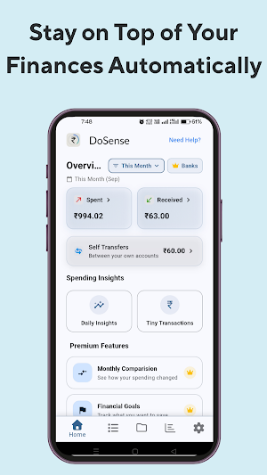 DoSense: Personal Finance Screenshot 0