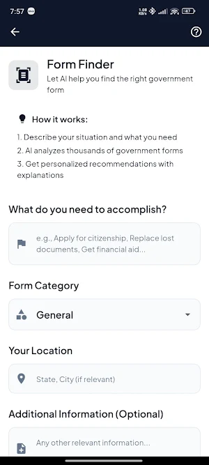 US Forms Screenshot 3