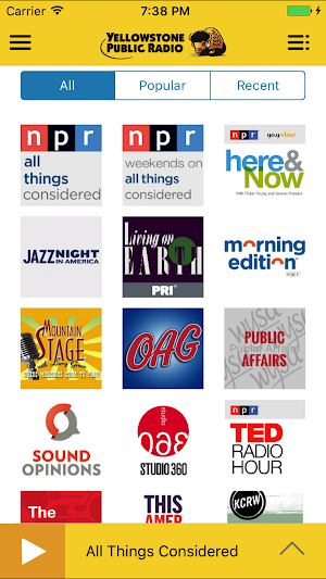 Yellowstone Public Radio App Screenshot 3