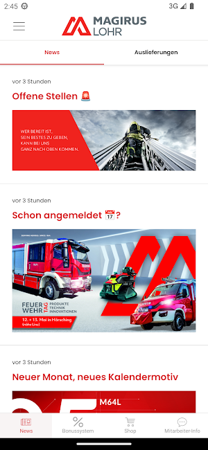 Magirus Lohr die Feuerwehrapp Screenshot 0