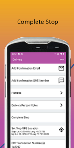 CAVU - Delivery App Screenshot 3