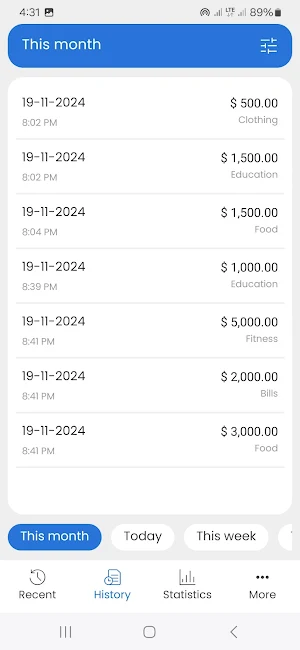 Expense Manager Budget Maker Screenshot 1