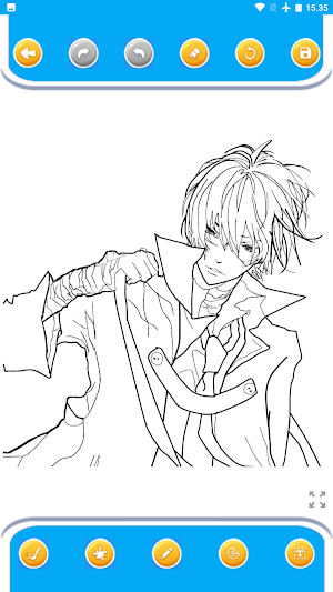 coloring anime boys Screenshot 2