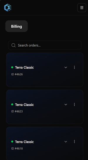 Hexxagon Dashboard Screenshot 2