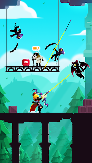 Stick Heroes: Arrow Master Screenshot 0