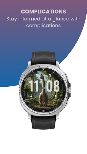 Jurassic: Dinosaur Watch Face Screenshot 2
