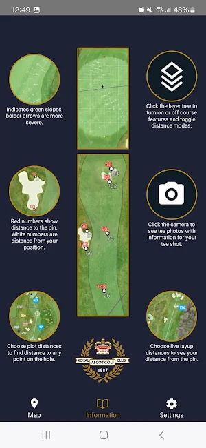 Royal Ascot Golf Course Guide Screenshot 1