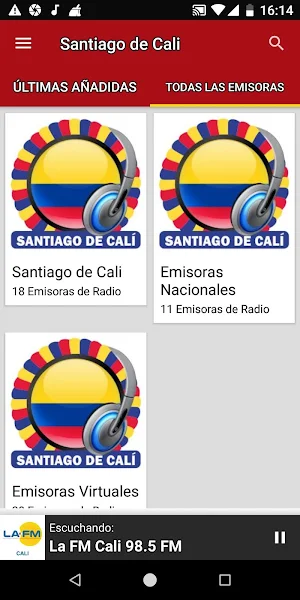 Santiago de Cali Radio Station Screenshot 3